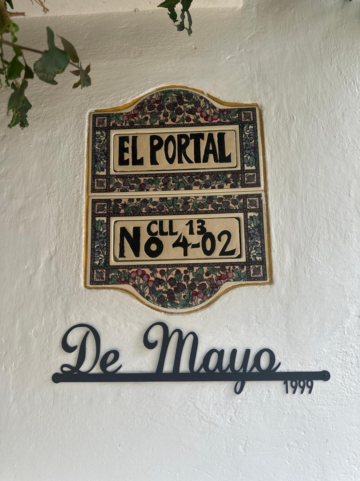 El Portal De Mayo Hotel Villa de Leyva Buitenkant foto